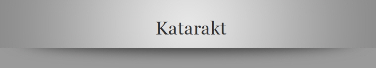 Katarakt
